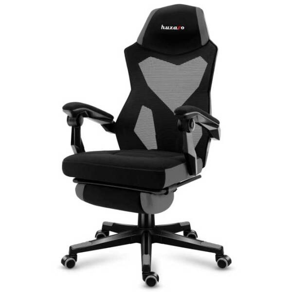 Scaun Gaming Huzaro Combat 3.0 01121514 Gray Black  photo 3