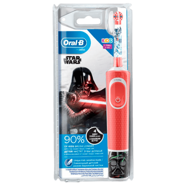 Зубная электрощетка Braun D100.423.2K Star Wars Красный  photo 2