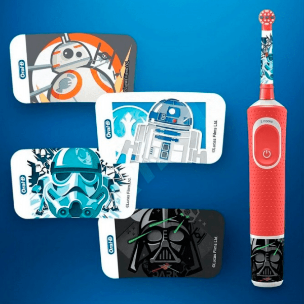 Зубная электрощетка Braun D100.423.2K Star Wars Красный  photo 4