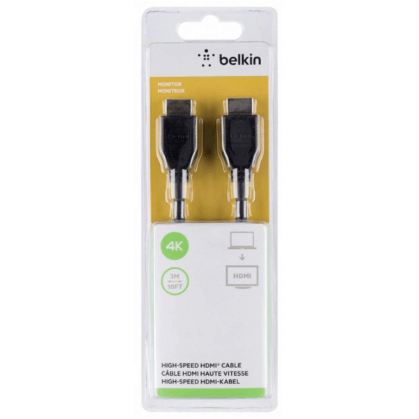 Кабель видео Belkin F3Y017BT3M-BLK HDMI/ HDMI Черный  photo 2