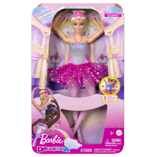 Păpușă Mattel Barbie Dreamtopia balerină HLC25  3+ photo 6