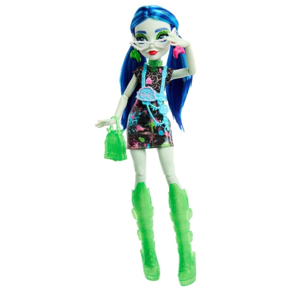 Set Mattel Monster High Neon Frigh Ghoulia Yelps model HNF81 4+ photo 2