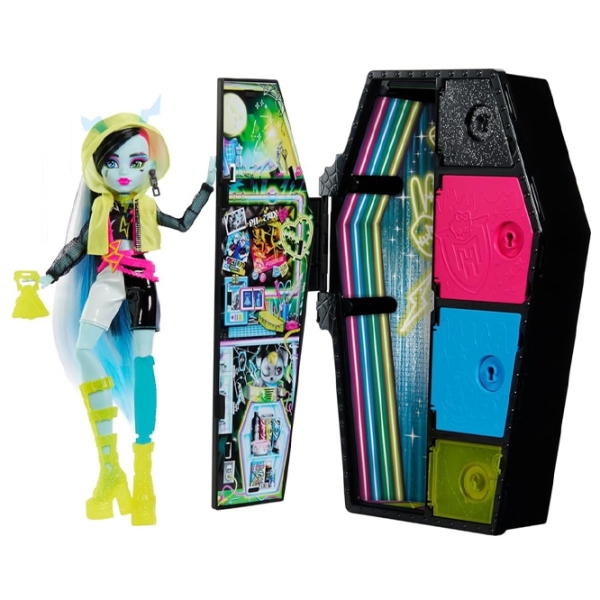 Set Mattel Monster High Neon Frigh Frankie Stein model HNF79  4+ photo 3