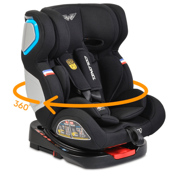 Scaun auto Moni Colonel 00-00352119 Black 0 luni - 10 ani, 36 kg photo 2