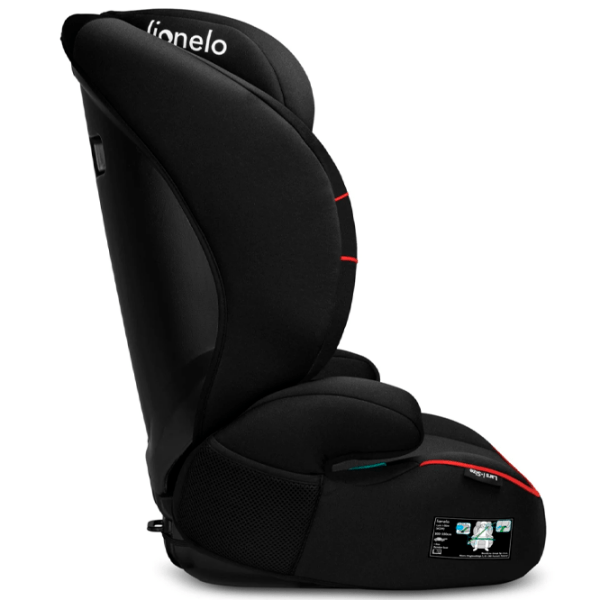 Scaun auto Lionelo Lars I-Size Sporty 00-00718834 Black 3 ani - 12 ani, 36 kg photo 5