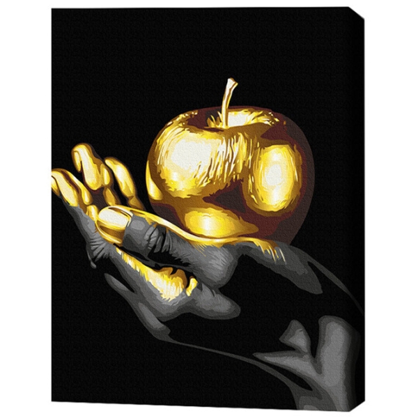 Pictură pe numere BrushMe Fructul de aur BSB0011FC 50 x 40 cm, P&acirc;nză photo 3