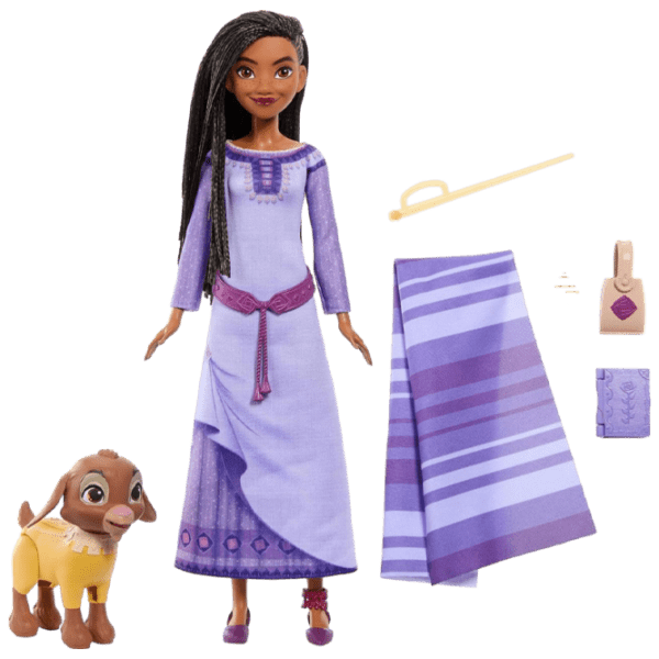 Păpușă Mattel Disney Wish Asha of Rosas Posable prințesă HPX25  3+ photo 1