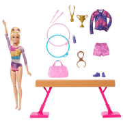 Set Barbie Gymnastics Doll sportivă HRG52 3+