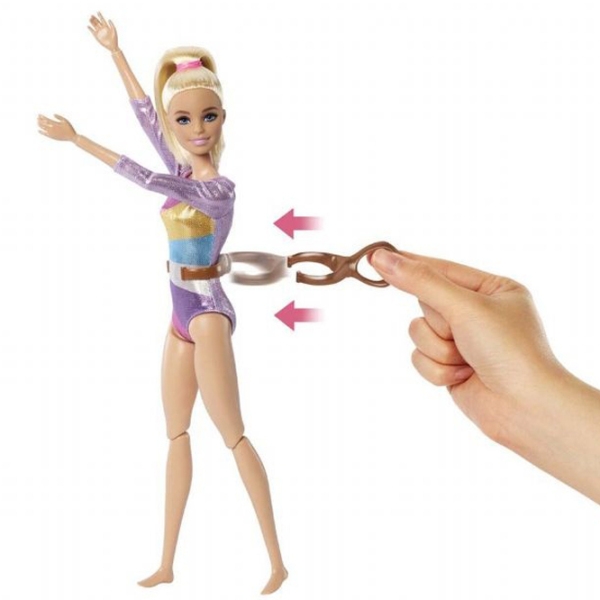 Set Barbie Gymnastics Doll sportivă HRG52 3+ photo 2