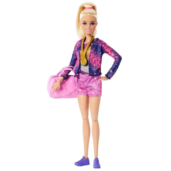 Set Barbie Gymnastics Doll sportivă HRG52 3+ photo 5