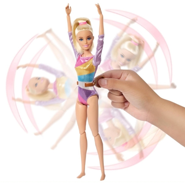 Set Barbie Gymnastics Doll sportivă HRG52 3+ photo 6