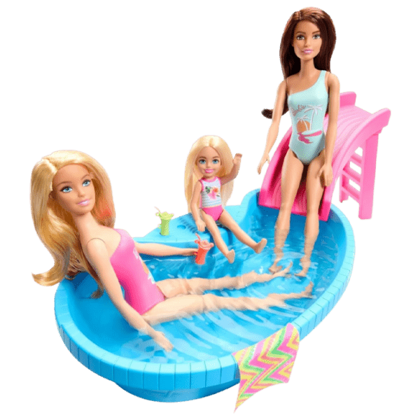 Кукла Barbie Blonde With Pool модель HRJ74 3+ photo 3