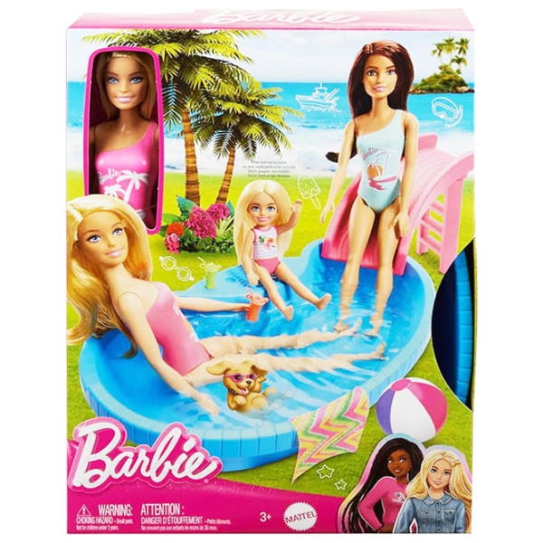 Кукла Barbie Blonde With Pool модель HRJ74 3+ photo 6