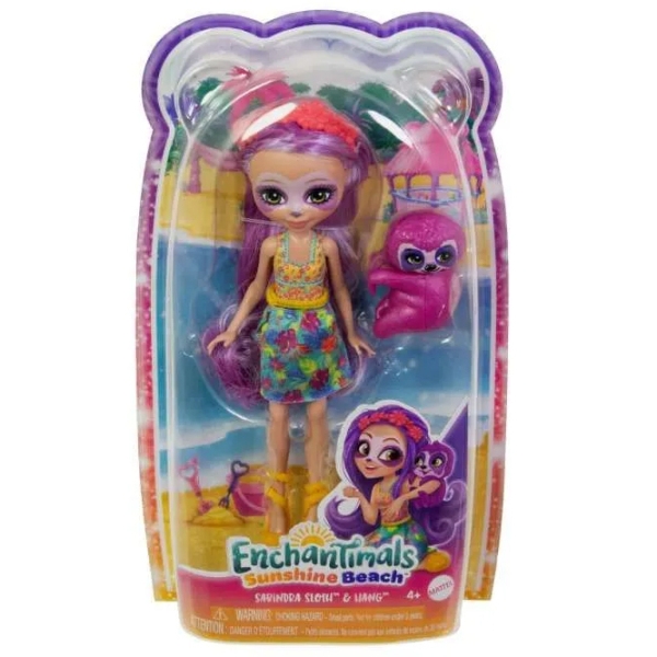 Păpușă Enchantimals Sunshine Beach model HRX82  4+ photo 5