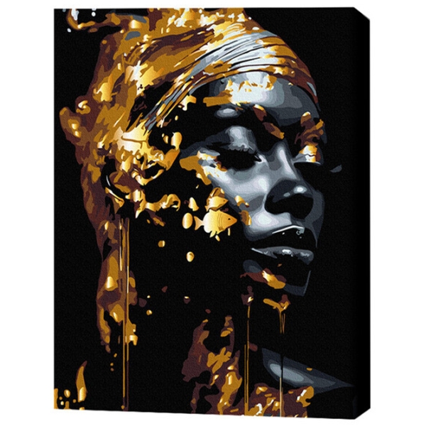 Pictură pe numere BrushMe Regina amurgului BSB0004FC 50 x 40 cm, P&acirc;nză photo 3