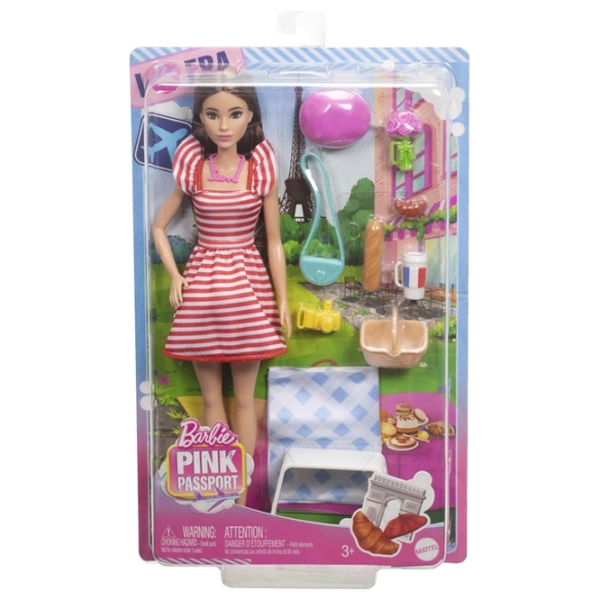 Păpușă Barbie Pink Passport model HWH99  3+ photo 6