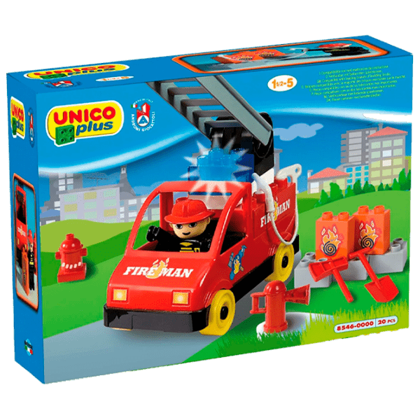 Constructor Androni Fire Man Multicolor Numărul de piese 20, 1.5+ photo 1