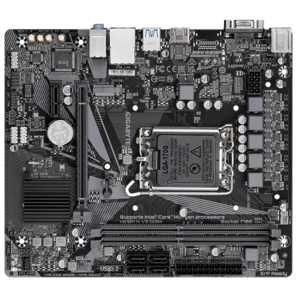 Материнская плата Gigabyte H610M H V3 mATX  photo 2