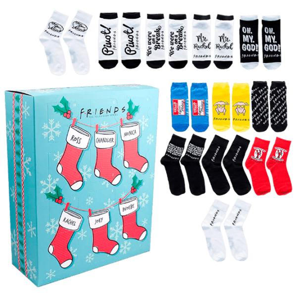 Articol Fun Paladone Sock Advent Calendar PP9158FR Multicolor Friends photo 1