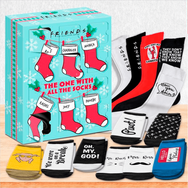 Articol Fun Paladone Sock Advent Calendar PP9158FR Multicolor Friends photo 4