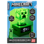 Deșteptător Paladone Creeper Icon PP11369MCF Green Minecraft