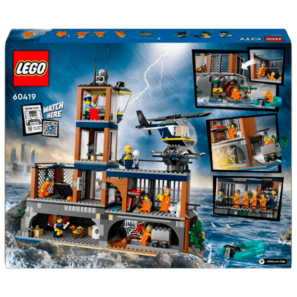 Constructor LEGO Police Prison Island Multicolor Numărul de piese 980, 7+ photo 1