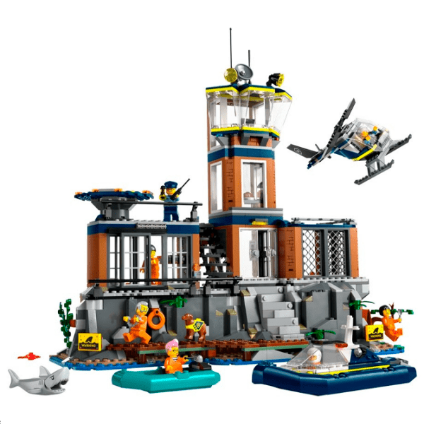 Constructor LEGO Police Prison Island Multicolor Numărul de piese 980, 7+ photo 2