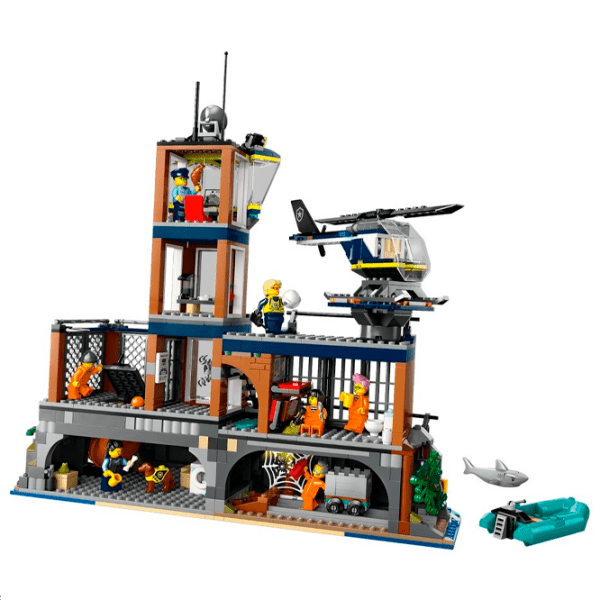 Constructor LEGO Police Prison Island Multicolor Numărul de piese 980, 7+ photo 3
