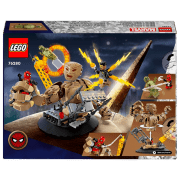 Constructor LEGO Spider-Man vs. Sandman: Final Battle Multicolor Numărul de piese 347, 10+