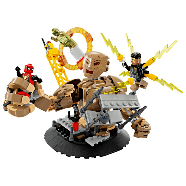 Constructor LEGO Spider-Man vs. Sandman: Final Battle Multicolor Numărul de piese 347, 10+ photo 2