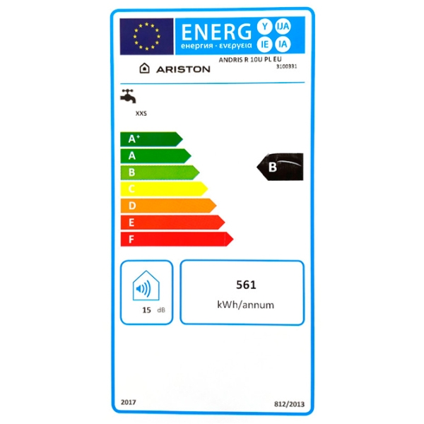 Boiler Ariston Andris R10 PL White 1200 W, 10 l, &laquo;Umed&raquo;, Email photo 5