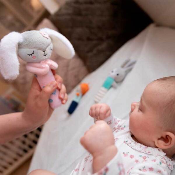 Мягкая игрушка BabyOno Bunny Sunday 1498 Розовый 0+ photo 4