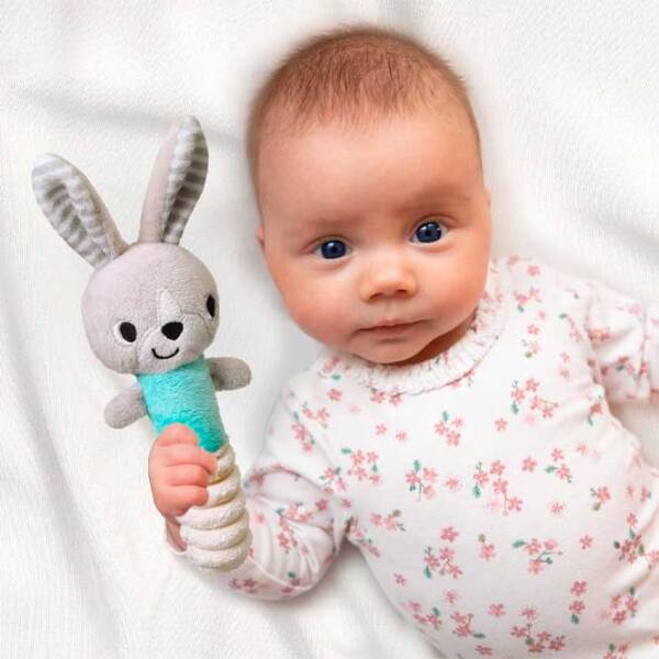 Мягкая игрушка BabyOno Bunny Hey 1496 Серый 0+ photo 2