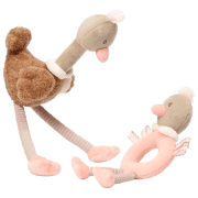Мягкая игрушка BabyOno Ostrich Mcknox Family 1446 Бежевый 0+