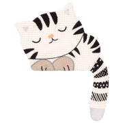Мягкая игрушка BabyOno Kitty 1535 Белый 0+
