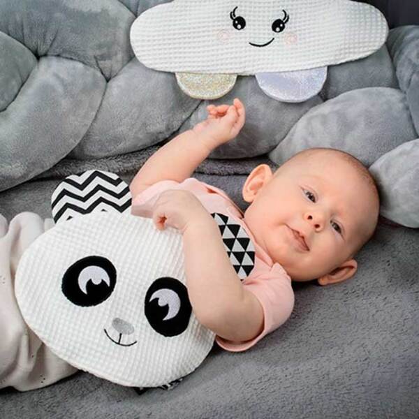 Мягкая игрушка BabyOno Happy Panda 1533 Белый 0+ photo 3
