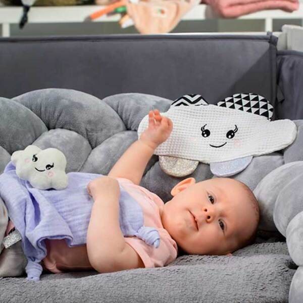 Мягкая игрушка BabyOno Blinky Cloud 1538 Пурпурный 0+ photo 3