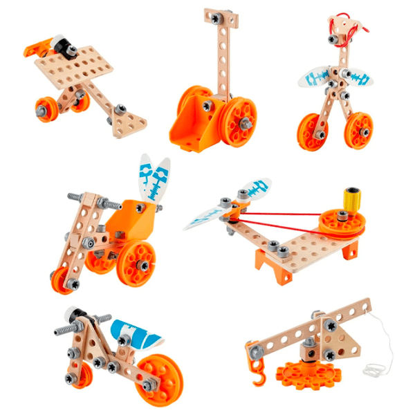 Constructor Hape E3032 Multicolor Numărul de piese 57, 4+ photo 2