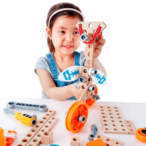 Constructor Hape E3032 Multicolor Numărul de piese 57, 4+ photo 6