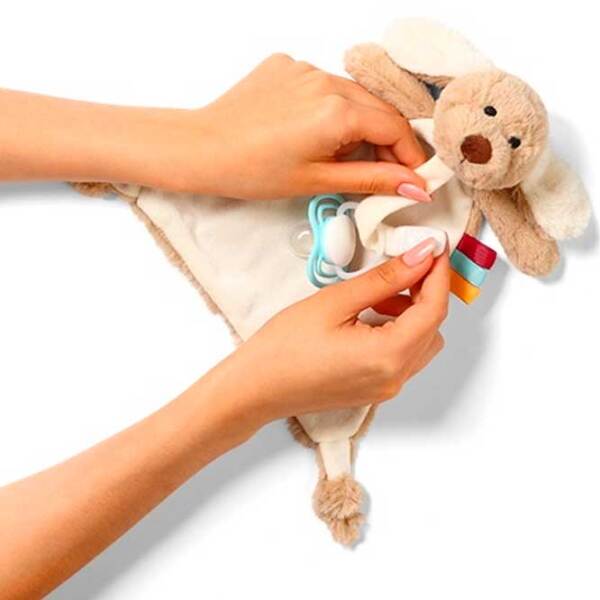 Мягкая игрушка BabyOno Dog Willy 1523 Бежевый 0+ photo 2