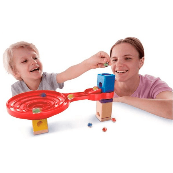 Constructor Hape Spirală dublă Multicolor Numărul de piese 18, 4+ photo 6