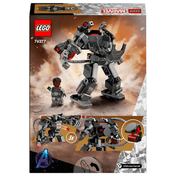 Конструктор LEGO War Machine Mech Armor Серый Количество деталей 154, 6+ photo 1