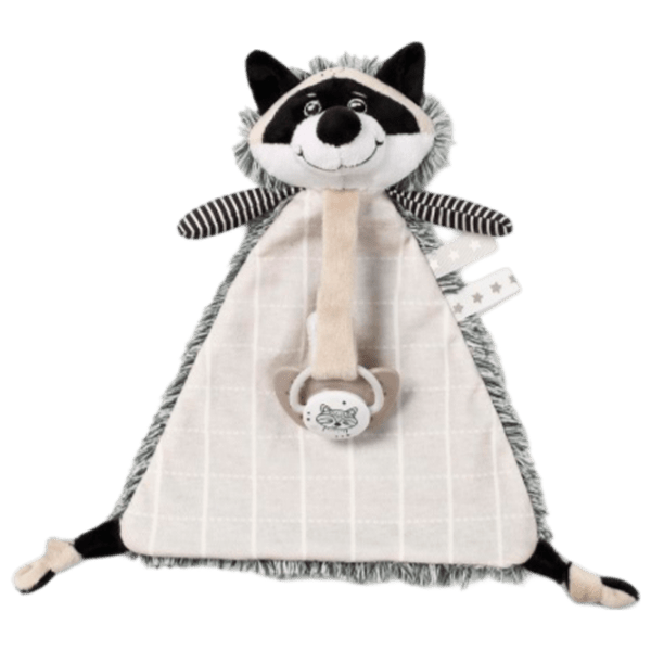 Мягкая игрушка BabyOno Racoon Rocky 747 Белый 0+ photo 1