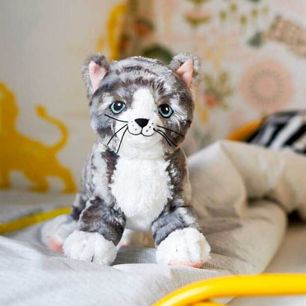 Jucărie moale Ikea Lilleplutt Gray 0+ photo 3