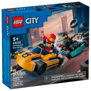 Constructor LEGO Go-Karts and Race Drivers Multicolor Numărul de piese 99, 5+