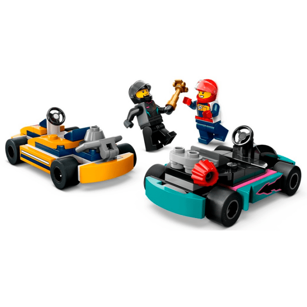 Constructor LEGO Go-Karts and Race Drivers Multicolor Numărul de piese 99, 5+ photo 3