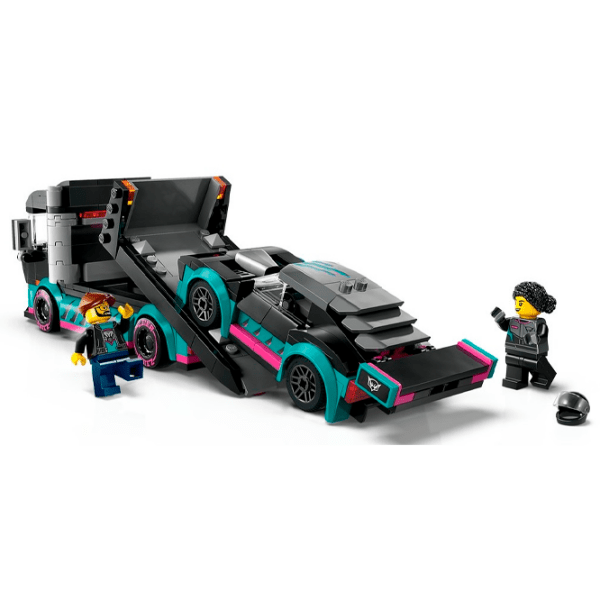 Конструктор LEGO Race Car and Car Carrier Truck Разноцветный Количество деталей 328, 6+ photo 3