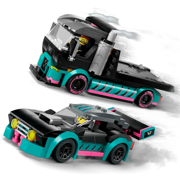 Конструктор LEGO Race Car and Car Carrier Truck Разноцветный Количество деталей 328, 6+ photo 4