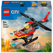 Constructor LEGO Fire Rescue Helicopter Multicolor Numărul de piese 85, 5+