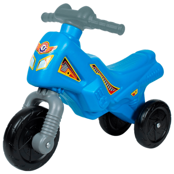 Bicicletă fără pedale TehnoK Mini-Bike 4340 Blue Yellow Plastic / Pentru copii photo 1